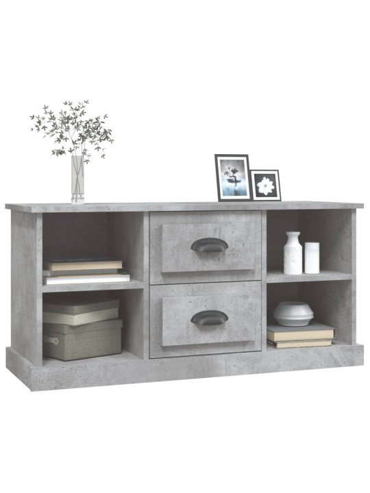 TV skříňka betonově šedá 99,5 x 35,5 x 48 cm kompozitní dřevo