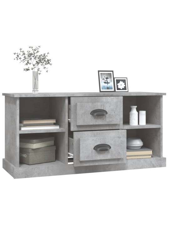 TV skříňka betonově šedá 99,5 x 35,5 x 48 cm kompozitní dřevo