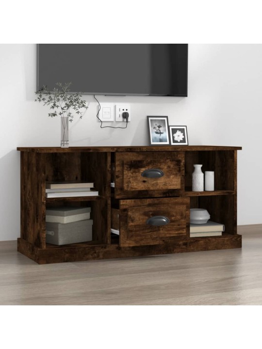 TV skříňka kouřový dub 99,5 x 35,5 x 48 cm kompozitní dřevo
