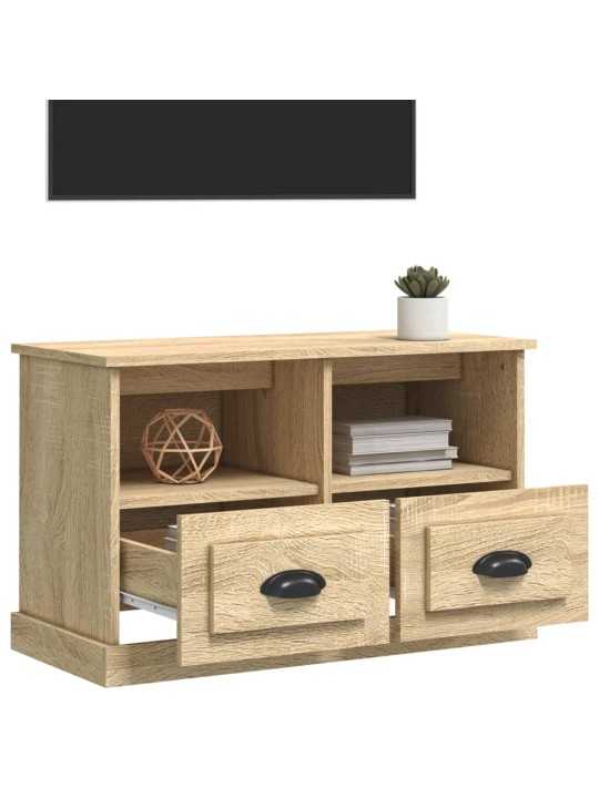 TV skříňka dub sonoma 80 x 35 x 50 cm kompozitní dřevo