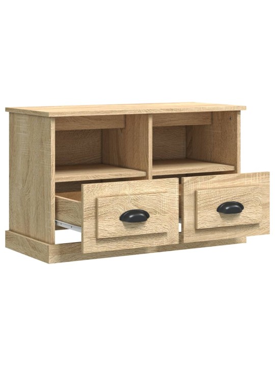TV skříňka dub sonoma 80 x 35 x 50 cm kompozitní dřevo