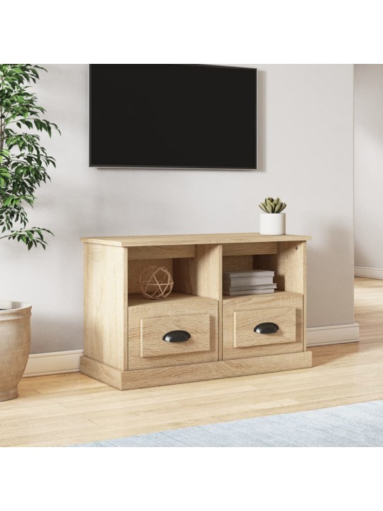 TV skříňka dub sonoma 80 x 35 x 50 cm kompozitní dřevo