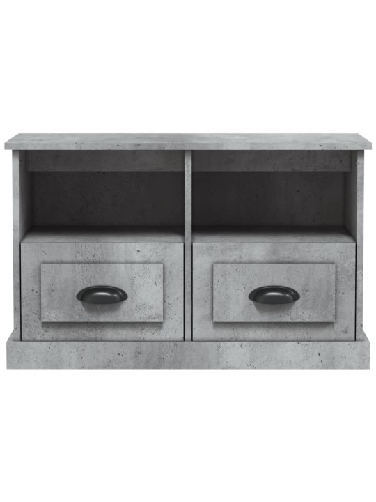 TV skříňka betonově šedá 80 x 35 x 50 cm kompozitní dřevo
