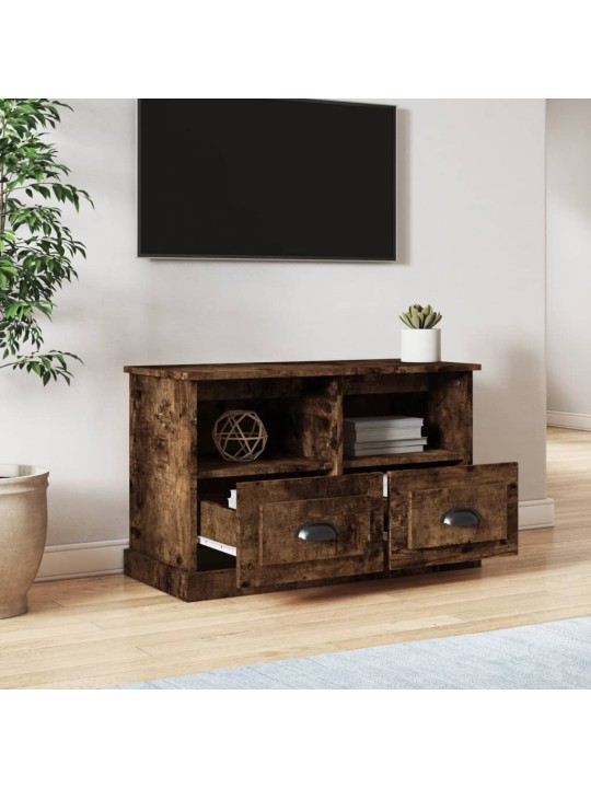 TV skříňka kouřový dub 80 x 35 x 50 cm kompozitní dřevo