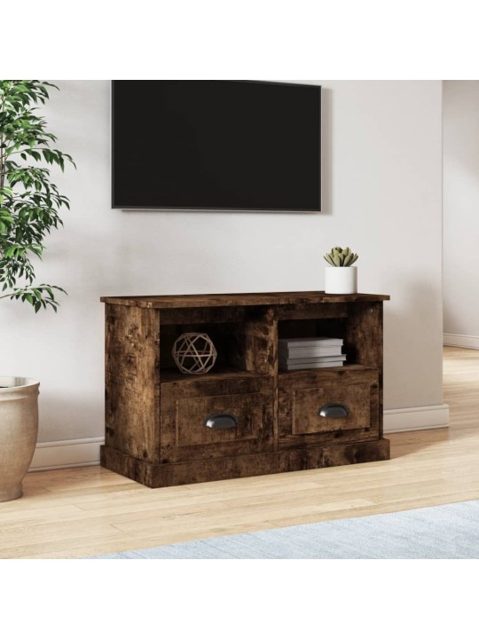 TV skříňka kouřový dub 80 x 35 x 50 cm kompozitní dřevo