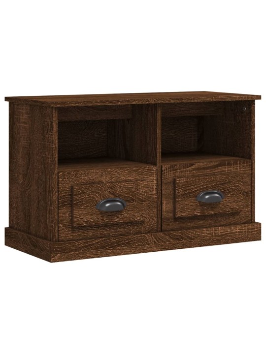 TV skříňka hnědý dub 80 x 35 x 50 cm kompozitní dřevo