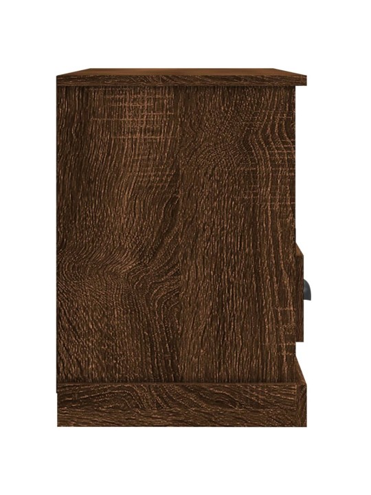TV skříňka hnědý dub 80 x 35 x 50 cm kompozitní dřevo