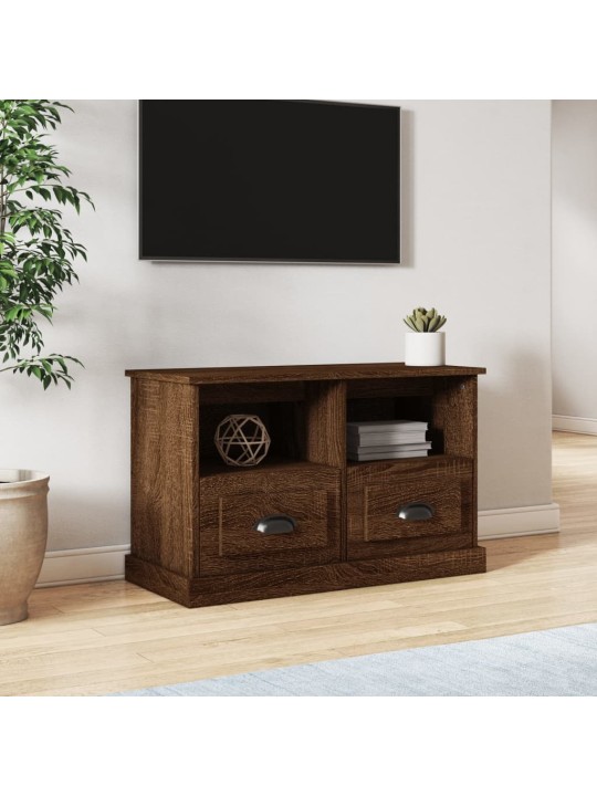 TV skříňka hnědý dub 80 x 35 x 50 cm kompozitní dřevo