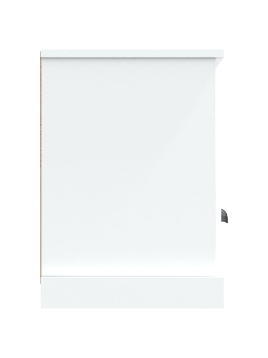 TV skříňka bílá 100 x 35 x 50 cm kompozitní dřevo
