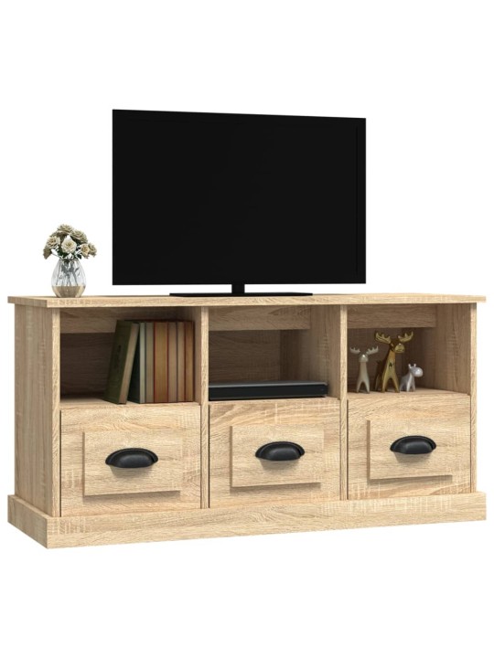 TV skříňka dub sonoma 100 x 35 x 50 cm kompozitní dřevo