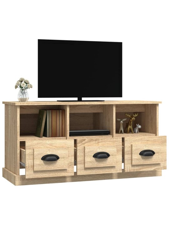 TV skříňka dub sonoma 100 x 35 x 50 cm kompozitní dřevo