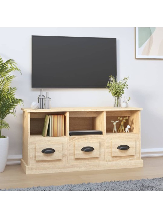 TV skříňka dub sonoma 100 x 35 x 50 cm kompozitní dřevo
