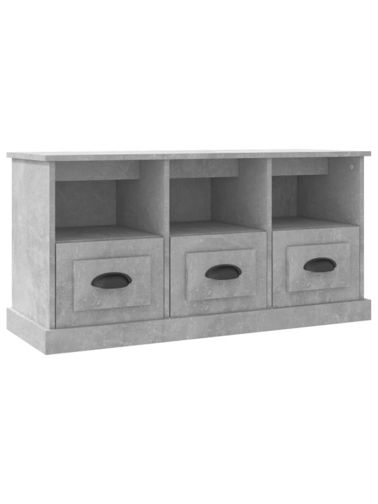 TV skříňka betonově šedá 100 x 35 x 50 cm kompozitní dřevo