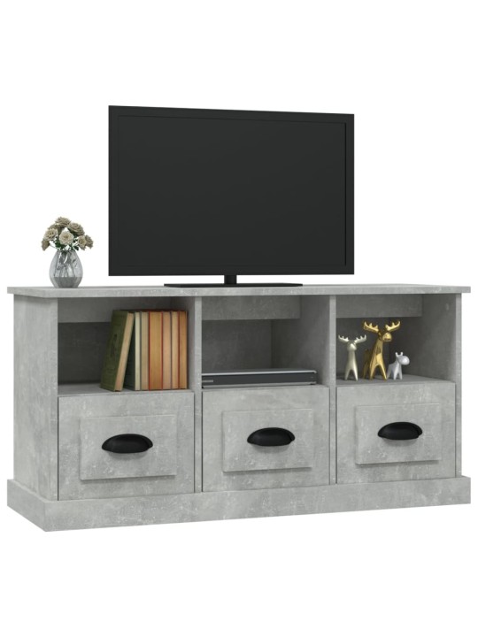 TV skříňka betonově šedá 100 x 35 x 50 cm kompozitní dřevo