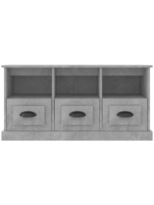 TV skříňka betonově šedá 100 x 35 x 50 cm kompozitní dřevo