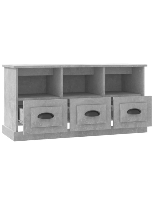 TV skříňka betonově šedá 100 x 35 x 50 cm kompozitní dřevo