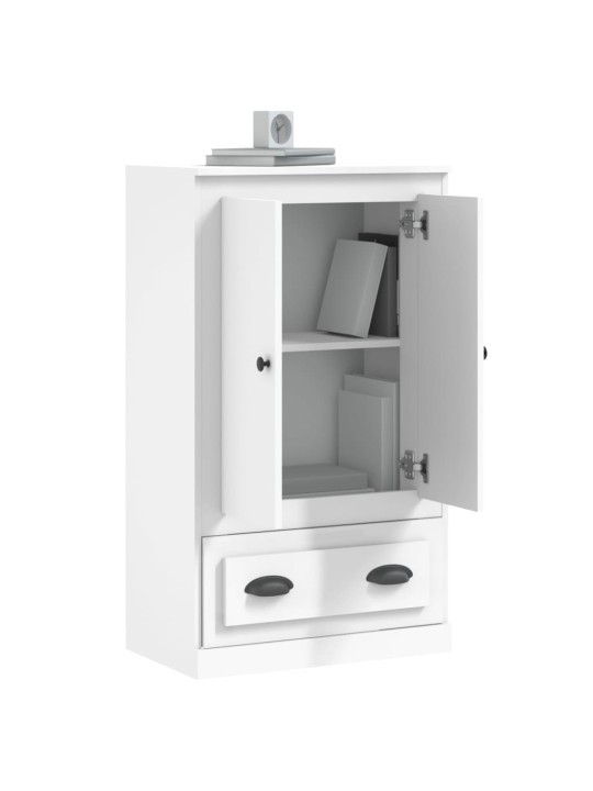 Skříň highboard bílá 60 x 35,5 x 103,5 kompozitní dřevo