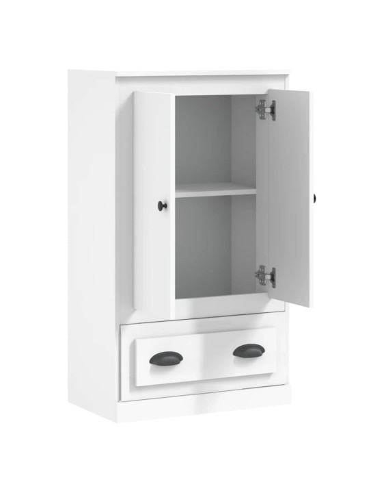Skříň highboard bílá 60 x 35,5 x 103,5 kompozitní dřevo