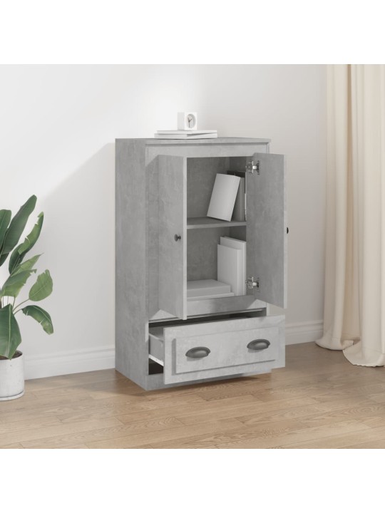 Skříň highboard betonově šedá 60x35,5x103,5 cm kompozitní dřevo