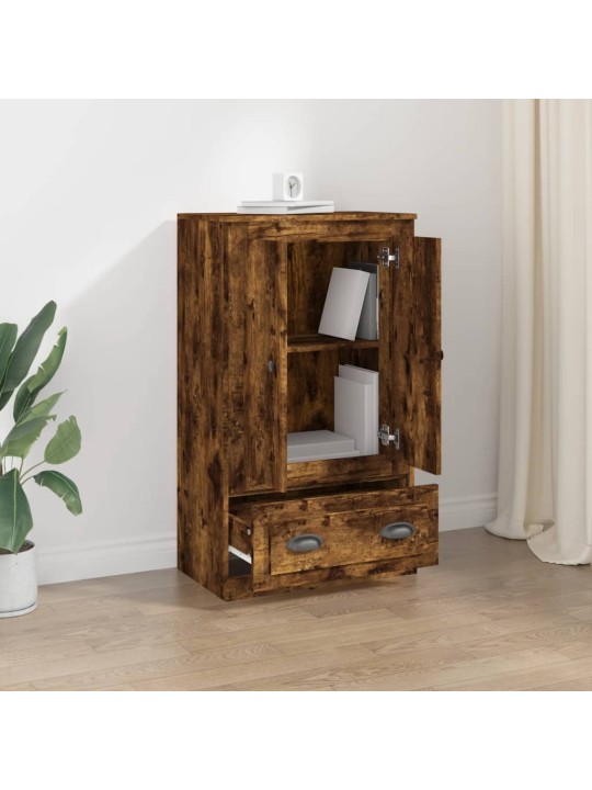Skříň highboard kouřový dub 60 x 35,5 x 103,5 kompozitní dřevo