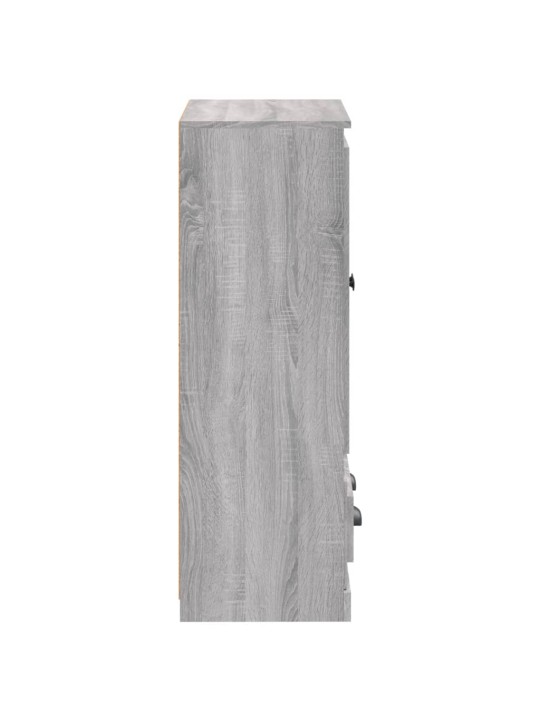 Skříň highboard šedá sonoma 60 x 35,5 x 103,5 kompozitní dřevo