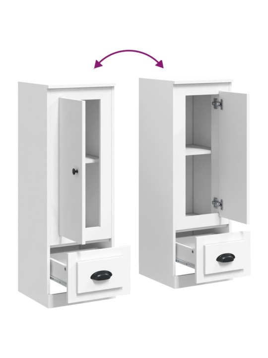 Skříň highboard bílá 36 x 35,5 x 103,5 kompozitní dřevo