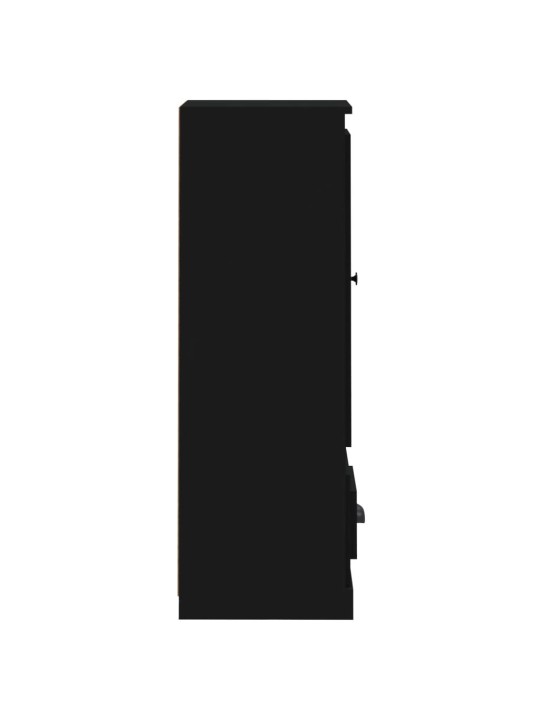 Skříň highboard černá 36 x 35,5 x 103,5 kompozitní dřevo