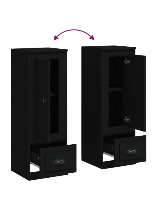 Skříň highboard černá 36 x 35,5 x 103,5 kompozitní dřevo