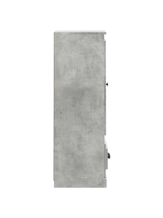 Skříň highboard betonově šedá 36x35,5x103,5 kompozitní dřevo