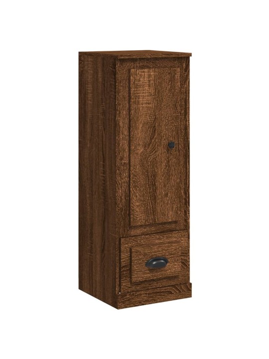 Skříň highboard hnědý dub 36 x 35,5 x 103,5 kompozitní dřevo