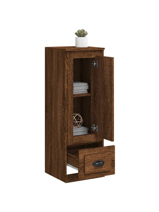 Skříň highboard hnědý dub 36 x 35,5 x 103,5 kompozitní dřevo