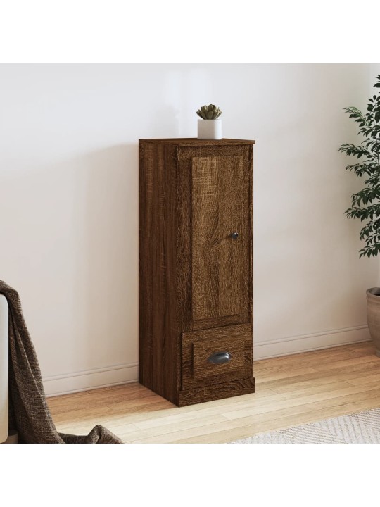 Skříň highboard hnědý dub 36 x 35,5 x 103,5 kompozitní dřevo