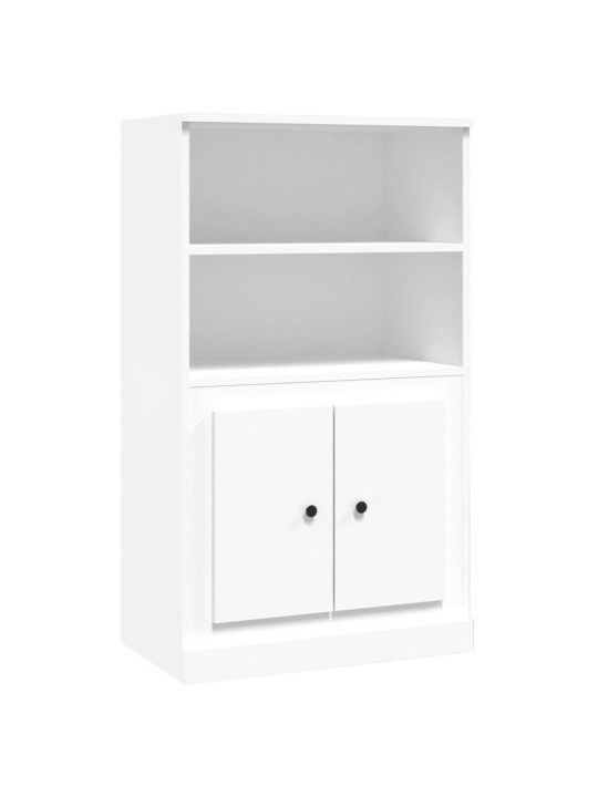 Skříň highboard bílá 60 x 35,5 x 103,5 kompozitní dřevo
