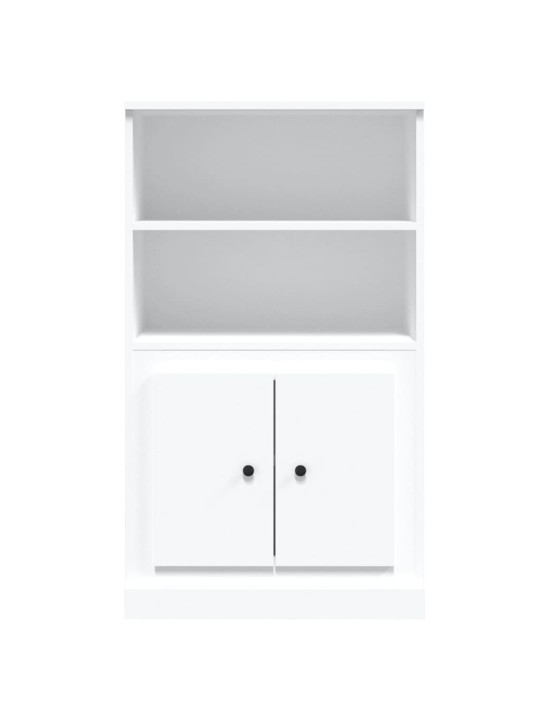 Skříň highboard bílá 60 x 35,5 x 103,5 kompozitní dřevo