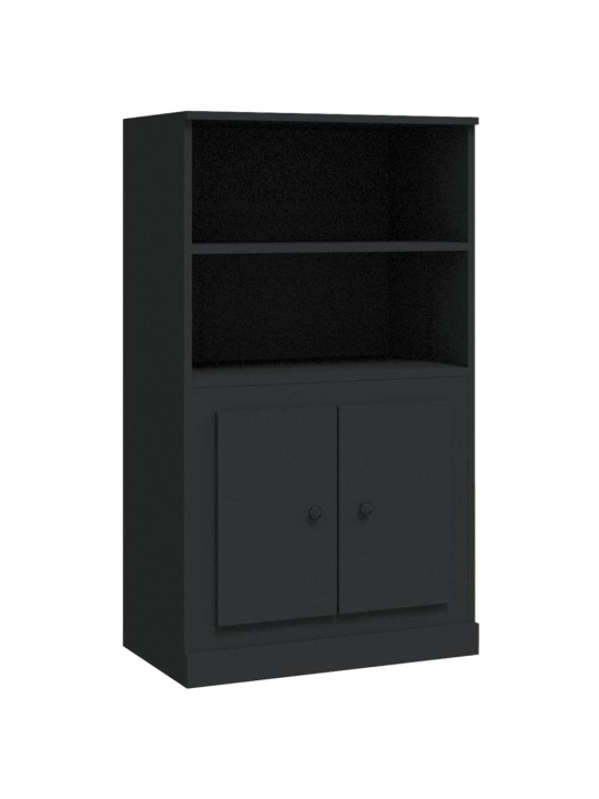 Skříň highboard černá 60 x 35,5 x 103,5 kompozitní dřevo
