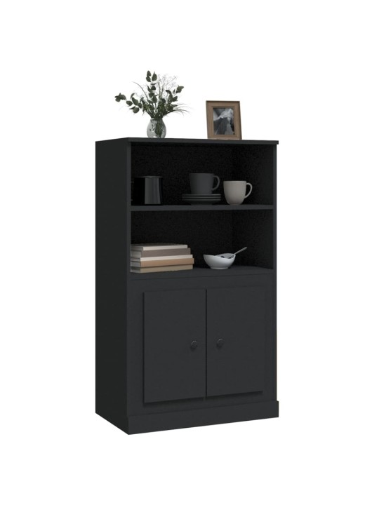 Skříň highboard černá 60 x 35,5 x 103,5 kompozitní dřevo