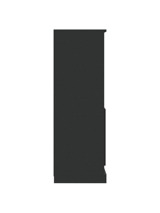 Skříň highboard černá 60 x 35,5 x 103,5 kompozitní dřevo