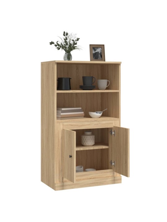 Skříň highboard dub sonoma 60 x 35,5 x 103,5 kompozitní dřevo