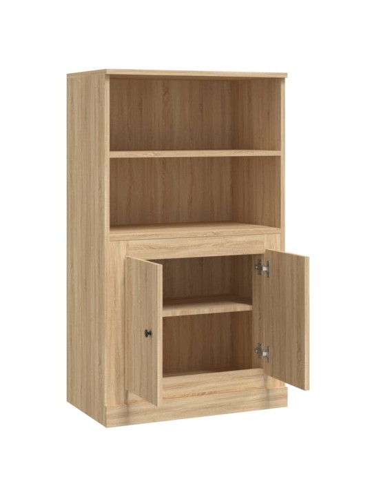Skříň highboard dub sonoma 60 x 35,5 x 103,5 kompozitní dřevo