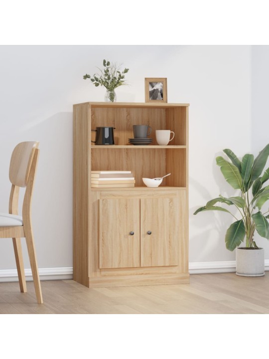 Skříň highboard dub sonoma 60 x 35,5 x 103,5 kompozitní dřevo