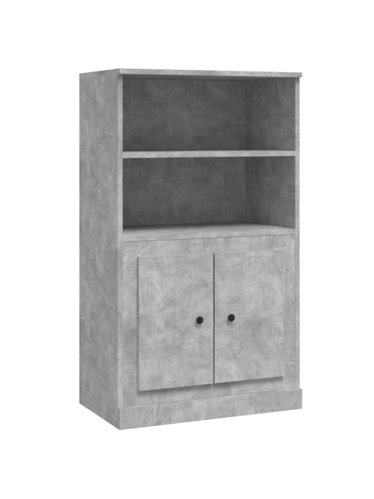 Skříň highboard betonově šedá 60x35,5x103,5 cm kompozitní dřevo