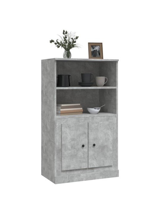 Skříň highboard betonově šedá 60x35,5x103,5 cm kompozitní dřevo