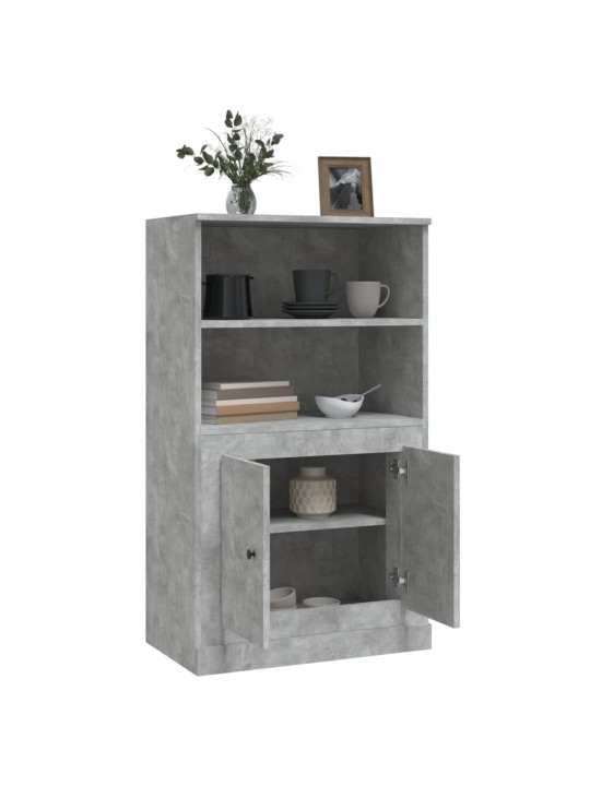 Skříň highboard betonově šedá 60x35,5x103,5 cm kompozitní dřevo