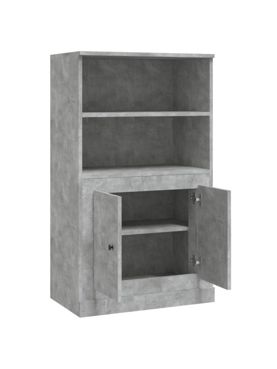 Skříň highboard betonově šedá 60x35,5x103,5 cm kompozitní dřevo