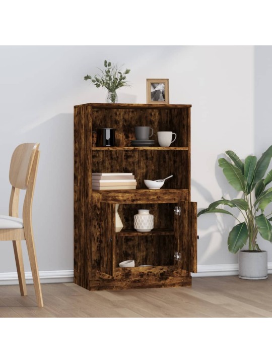 Skříň highboard kouřový dub 60 x 35,5 x 103,5 kompozitní dřevo