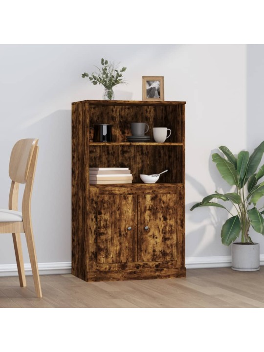 Skříň highboard kouřový dub 60 x 35,5 x 103,5 kompozitní dřevo
