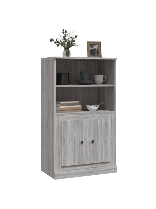 Skříň highboard šedá sonoma 60 x 35,5 x 103,5 kompozitní dřevo