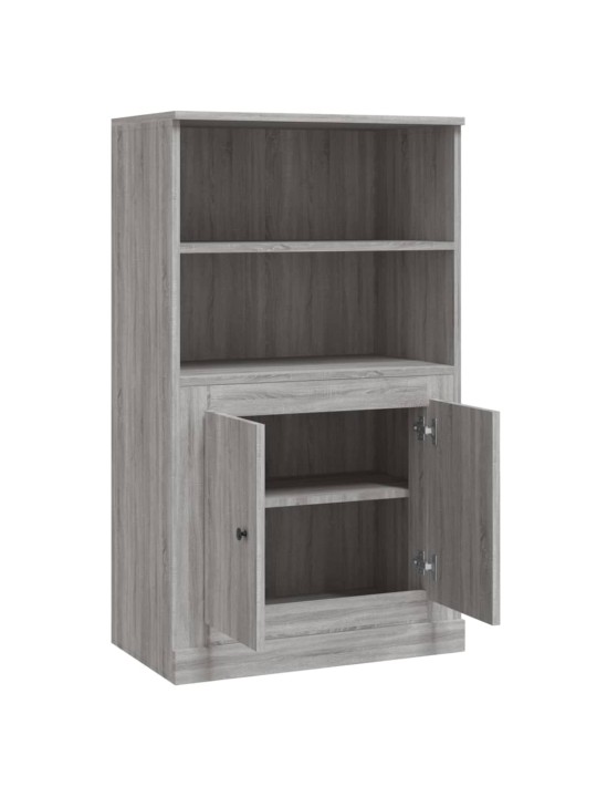 Skříň highboard šedá sonoma 60 x 35,5 x 103,5 kompozitní dřevo