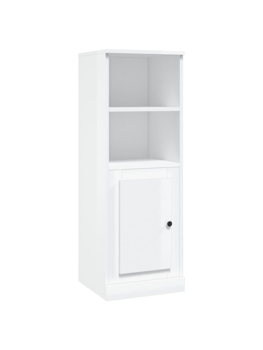 Skříň highboard lesklá bílá 36 x 35,5 x 103,5 kompozitní dřevo