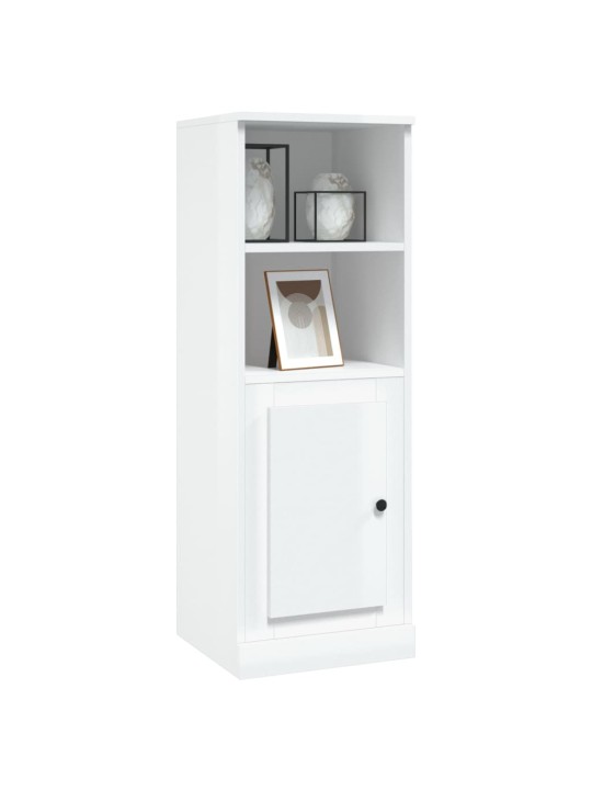 Skříň highboard lesklá bílá 36 x 35,5 x 103,5 kompozitní dřevo